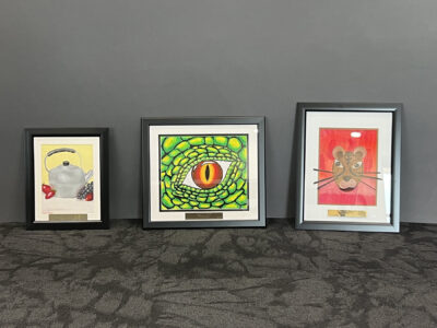 Student art on display